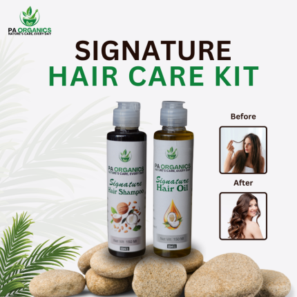 PA Organics Hair Growth Kit (Oil & Shampoo) | Complete 2-Step Hair Loss Treatment & Dandruff Solution